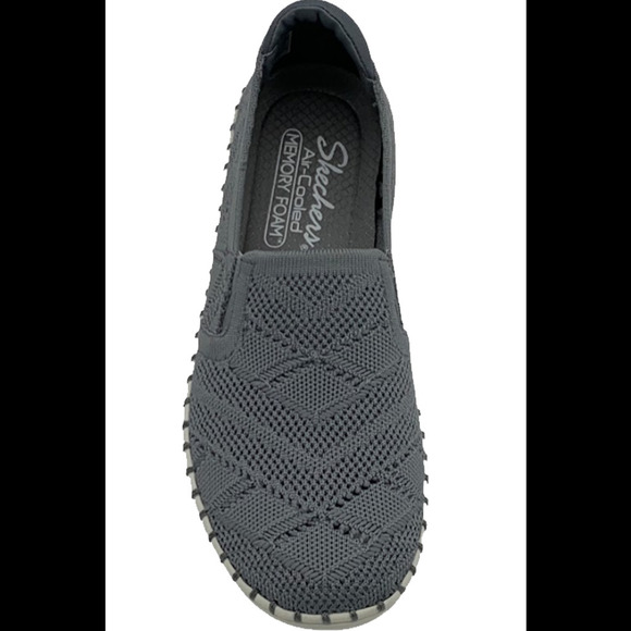 Skechers Vegan Washable Crochet Slip-Ons Sepulveda 2.0 Gray - Medium - Picture 2 of 3
